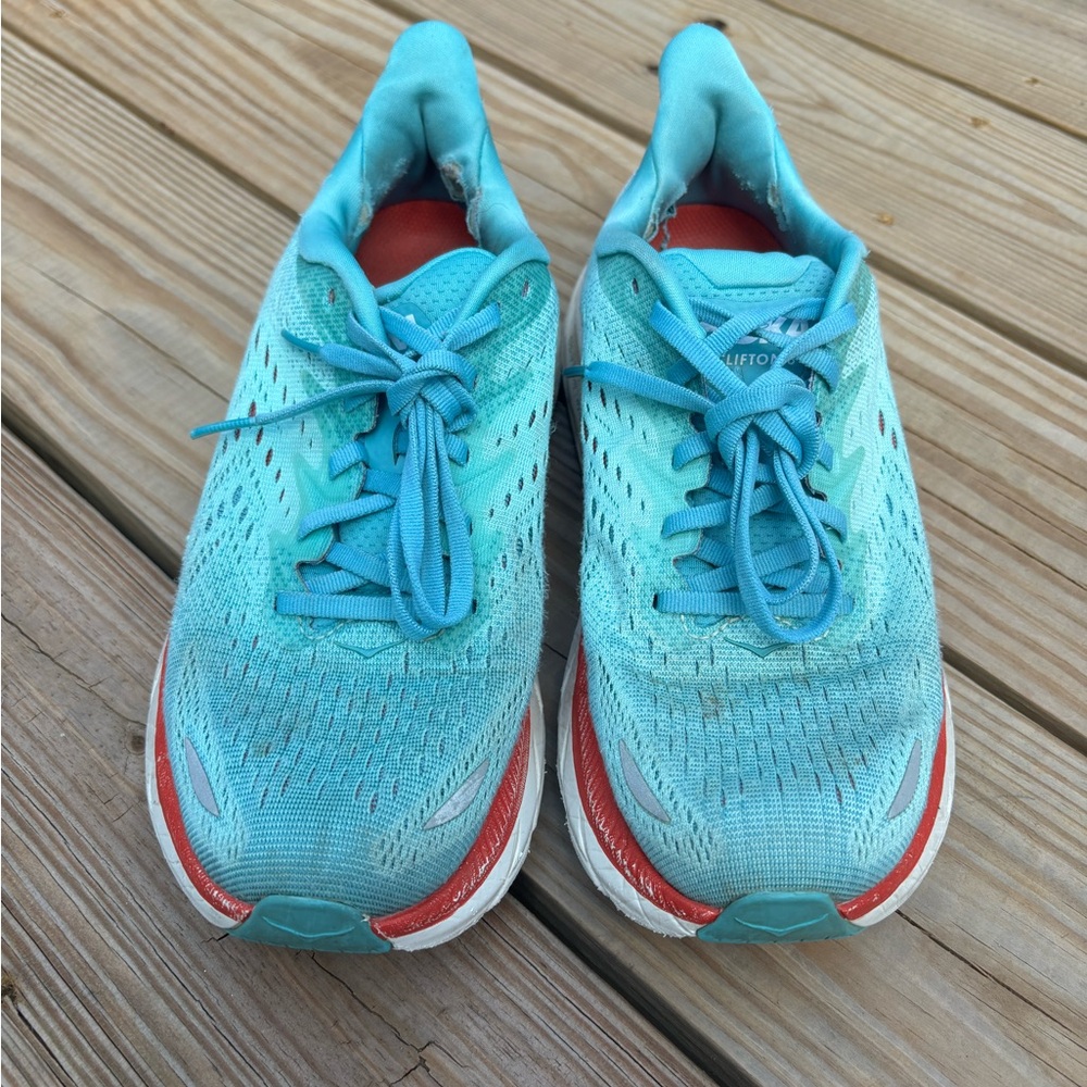 Hoka Turquoise Running Shoes